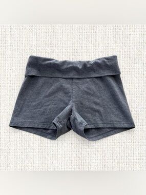 Art Class Grey Foldover Biker Shorts